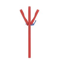 SLADE Castañuelas De Madera Hechas Mano Instrumento De Percusión Para Niños Iluminación Musical Rojas Adecuadas Para Niños Y Niñas - details 0