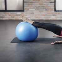 Pelota de ejercicio para yoga, fitness, estabilidad de equilibrio, pelota extra gruesa de grado profesional y estabilidad, anti estallido, programa de entrenamiento 2020 - details 5