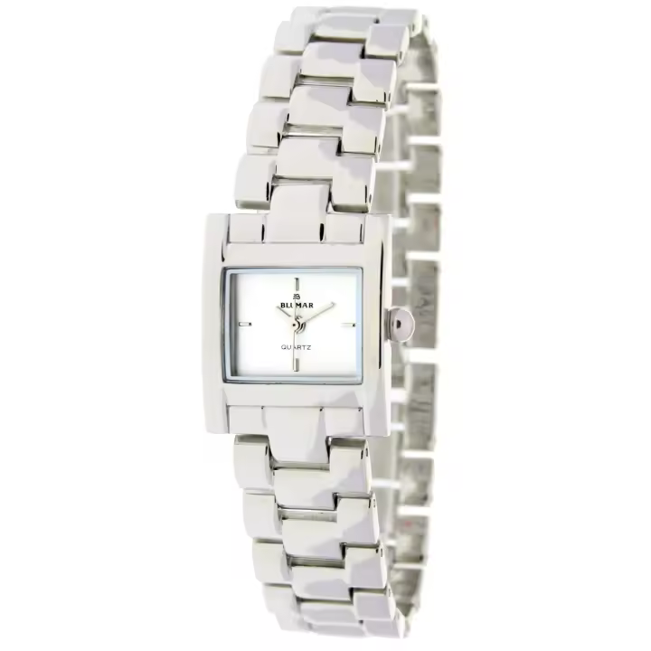 Blumar Bl-09963  Reloj Para Para Mujer Color Plateado - 1