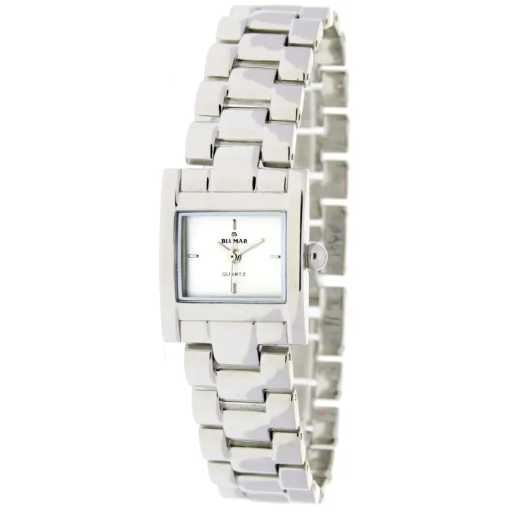 Blumar Bl-09963  Reloj Para Para Mujer Color Plateado - 1