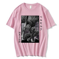 Camiseta De Algodón Funny Anime Berserk Guts Para Hombres Camiseta De Manga Corta O-Neck Con Diseño De Zodd Y Gatsu Camiseta Casual De Verano - details 5