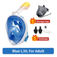 Máscara De Natación Completa Para Niños Y Adultos Antiniebla Respirador De Snorkeling Seguro Para Buceo Y Natación - details 11