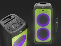Vieta Pro Party 22 | Bluetooth, 500W,10 h de autonomía, USB, Micrófono inalámbrico, Función TWS, 2x Woofer de 6" y Tweeter, Leds RGB con Luces Flash. - details 0