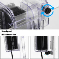 Filtro De Agua Submersible Para Acuario Mini Purificador De Oxígeno Con Bomba De Agua Fuera De La Carpa Para Tanque De Peces - details 1