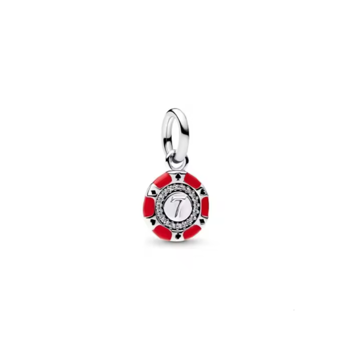 PANDORA Colgante número 7 de la suerte, con un hermoso significado, un gran regalo para amigos. - 1