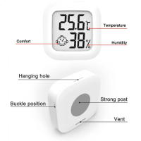 Termómetro Y Higrómetro Digital LCD Para Interior Sensor De Temperatura Y Humedad Estación Meteorológica Para El Hogar - details 6