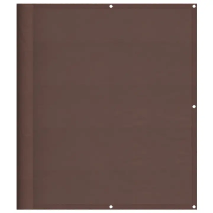 Pantalla de Balcón 100% poliéster Oxford Marron 120x700 cm - 1