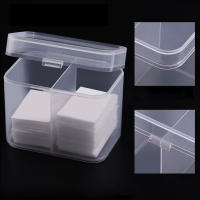 Organizador De Uñas Plástico Transparente Contenedor Para Algodón De Limpieza Y Remover Accesorios De Maquillaje Caja De Herramientas - details 0