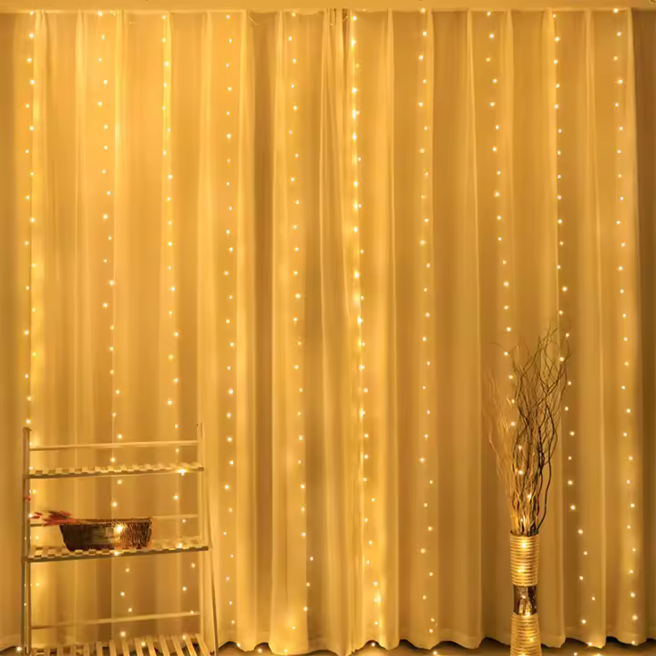 Luz De Cadena LED Caliente Blanca USB Con 8 Modos Para Decoración De Navidad Y Año Nuevo Guirnalda De Hadas Para Hogar Y Fiestas - 1