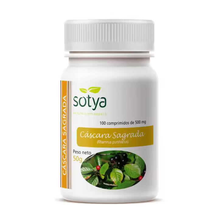 Sotya Cáscara Sagrada 100 Comprimidos para Cuidado Digestivo - 1