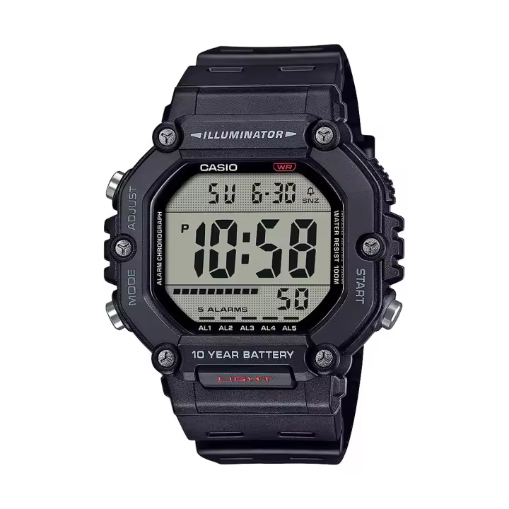 Reloj Casio Digital Hombre – Deportivo y Resistente, Perfecto para el Estilo Activo AE-1600H-1AVEF - 1