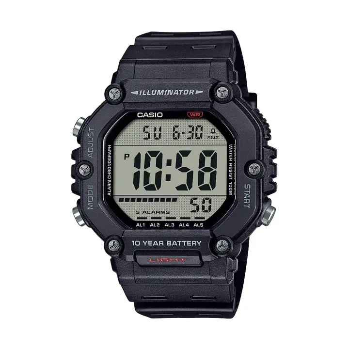 Reloj Casio Digital Hombre – Deportivo y Resistente, Perfecto para el Estilo Activo AE-1600H-1AVEF - 1