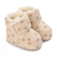 Botas De Nieve Para Bebés Recién Nacidos De Algodón Antideslizantes Y Cálidas Zapatos Para Caminar Infantiles Con Peluche - details 22