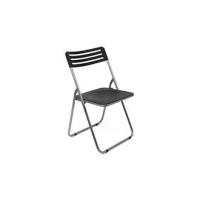 silla pvc plegable jardin metal aluminio acolchada ligera color compacta