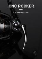 Carrete De Pesca De Mano Ambidextro Ultra Ligero Con Ratio De Engrosamiento 5.2:1 26LB Max Drag Spinning Para Agua Dulce Y Salada Con Carrete De Metal CNC - details 9