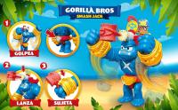 PIRATIX Smash Jack – Gorila articulado que golpea verticalmente y con un disparador. Incluye 1 gorila, 1 Piratix exclusivo, 1 tesoro exclusivo y 1 proyectil - details 2