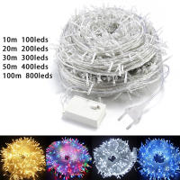Guirnalda De Navidad LED De 10M 20M 50M 100M Luces De Hilo De Hadas Para Decoración Exterior De Bodas Y Fiestas - details 4