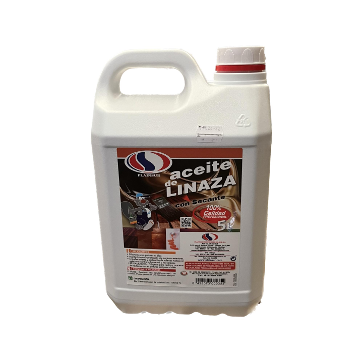 Plainsur Aceite Linaza Con Secante 5L