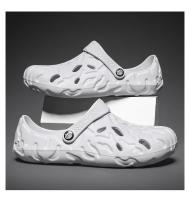 Sandalias De Verano Para Hombres Talla Grande 48/49 Zapatillas Casuales De Lujo Comodidad Hogar Suaves Clogs De EVA Color Negro Blanco Gris - details 10