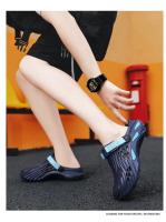 Clogs De Verano Para Hombres Talla Grande Sandalias Deportivas Clásicas Pantuflas De Playa Y Hogar Slides Cómodas Zapatillas De Lujo - details 10