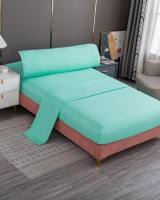 ARISE SHOP-Sábanas lisos de verano,suave,3 Piezas,100%Poliéster,Incluye Funda de Almohada + Encimera + Bajera Ajustable,90cm hasta 150cm - details 1
