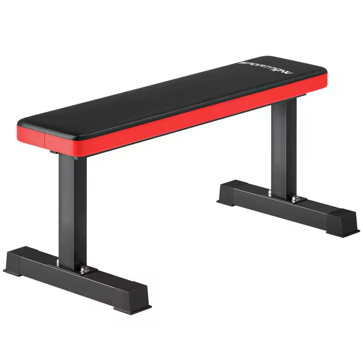 SPORTNOW Banco de Pesas Banco de Musculación Carga 300 kg Banco de Abdominales para Entrenamiento de Cuerpo Completo en Casa Gimnasio Negro - 1