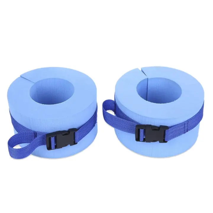 Pesas de natación acuáticas, puños, anillo Flotador para aeróbicos acuáticos, conjunto de ejercicios de Fitness, entrenamiento de tobillos, cinturones de brazos - 1