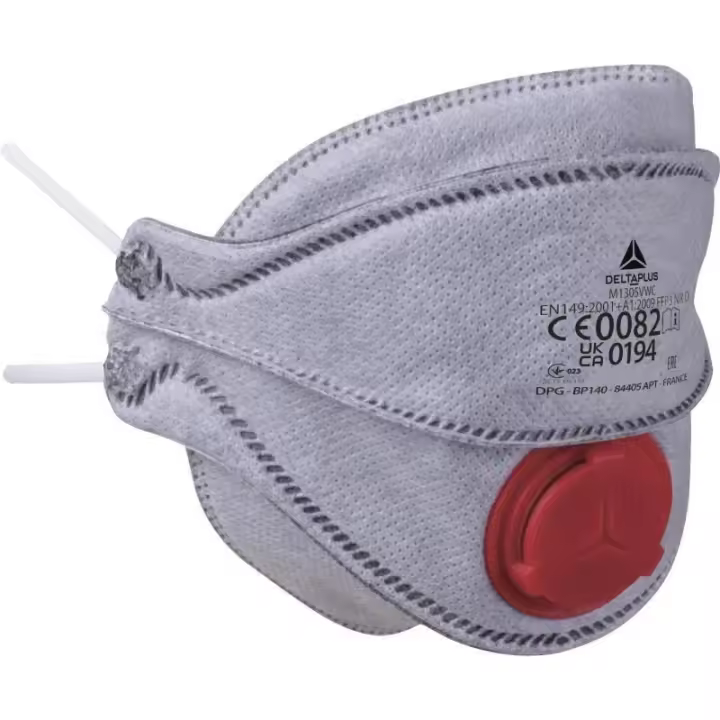Mascarilla plegable valvula ffp3 m1305vw (caja 10) - 1