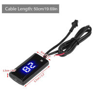 Termómetro Digital Para Motocicleta Indicador De Temperatura De Agua Luz Azul Medidor De Goma Para Vehículos De Motor - details 4
