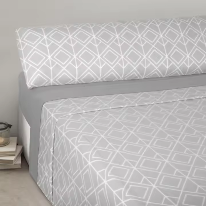 Juego de Sabanas Invierno, Sabana Pirineo Aleatorio 100%Poliester, Modelo Aleatorio Sabanas Low Cost. Incluye 3 Piezas 1 Bajera, 1 Funda de Almohada y 1 Sabana Encimera. Sabana Aleatorio - 1