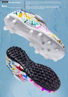 Botas De Fútbol Para Niños De Moda Nuevas Bajo Punta Antideslizantes Resistentes Al Desgaste Deportivas Para Exterior Hierba Entrenamiento Talla 35-45 - details 3