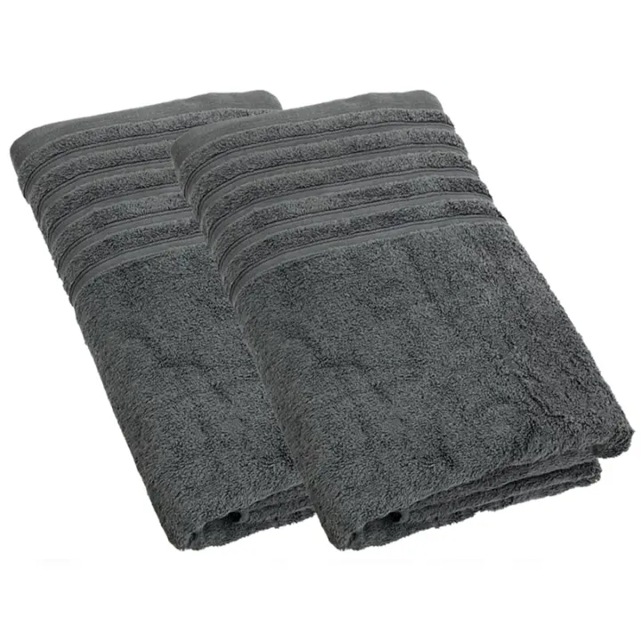 Aicasa Juego de Toallas de Baño 500 G/m² 100% Algodón Adultos Varios Colores - 1