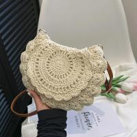 Bolso bandolera de Algodón para Playa, Bolso de mano de paja de Verano, Bolso Hobo Pequeño para Mujer - details 3