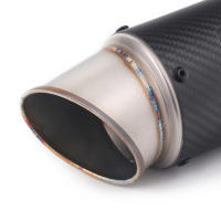 Escape De Motocicleta Modificado Muffler Pipe Para MT07 R1 ER6N CBR250R Nmax Tmax530 Msx125 Scooter Pit Bike Dirt Motocross Universal - details 5