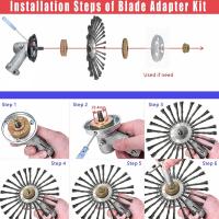 Cabeza De Trimmer De Hierba Universal De Acero Inoxidable Para Motosierra Disc De Raspado Para Jardín Y Aseo De Hierbas - details 8