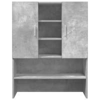 vidaXL Armario de lavadora gris hormigón 70,5x25,5x90 cm - details 2