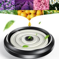 Aromaterapia Para Coche En Forma De UFO Perfume Sólido De Larga Duración Luz De Rotación Ajustable Decoración Para Vehículo - details 3