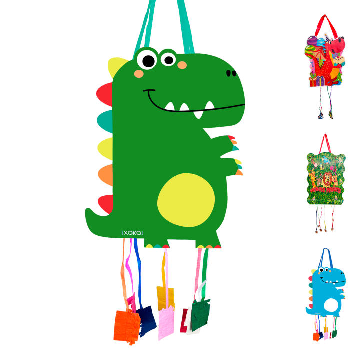 Piñata Cumpleaños Infantil - Piñata Dinosaurio - Piñata - Piñata Dinosaurio Cumpleaños - Cumpleaños Dinosaurios - Piñata Cumpleaños - Piñatas Infantiles - Piñatas - MANLOZ