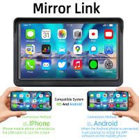 Reproductor Multimedia HIPPBQCC Para Coche Con Pantalla Táctil De 7'' CarPlay Inalámbrico Android Auto USB AUX Para Cámara Trasera - details 1