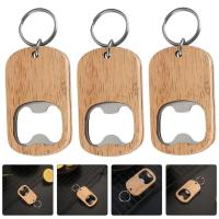Abrepuertas De Madera Con Cadena Accesorios Para Cerveza En Lata 1/2/4 Piezas Para Barra Cocina Fiestas Llavero Universal - details 0