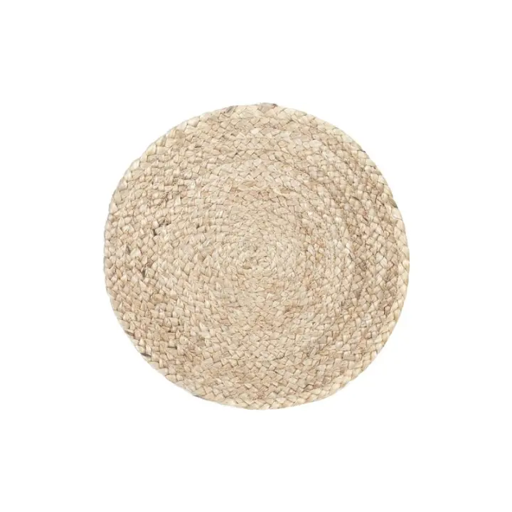 SIGNES GRIMALT Signes Grimalt Salvamantel Redondo Decoración Hogar Yute Natural 35cm Beige - 1