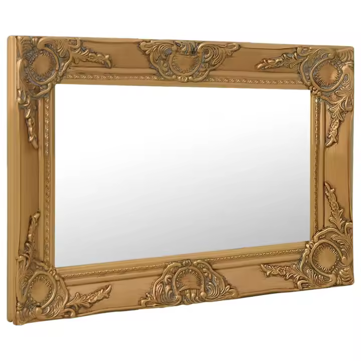 Espejo de maquillaje Barroco Dorado 60x40 cm - 1