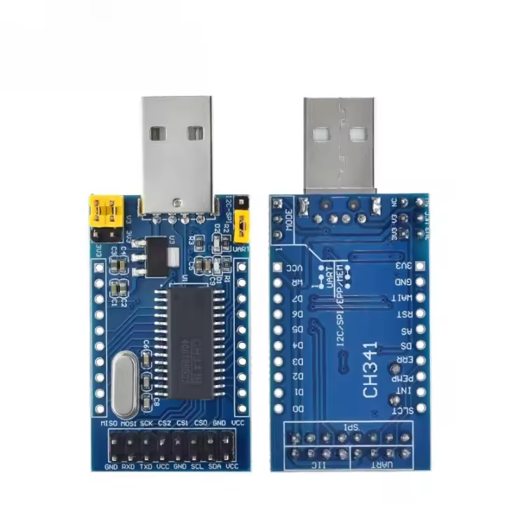 Programador CH341A USB a UART IIC SPI I2C Convertidor De Puerto Paralelo Con Lámpara Indicadora De Operación En Placa Módulo - 1
