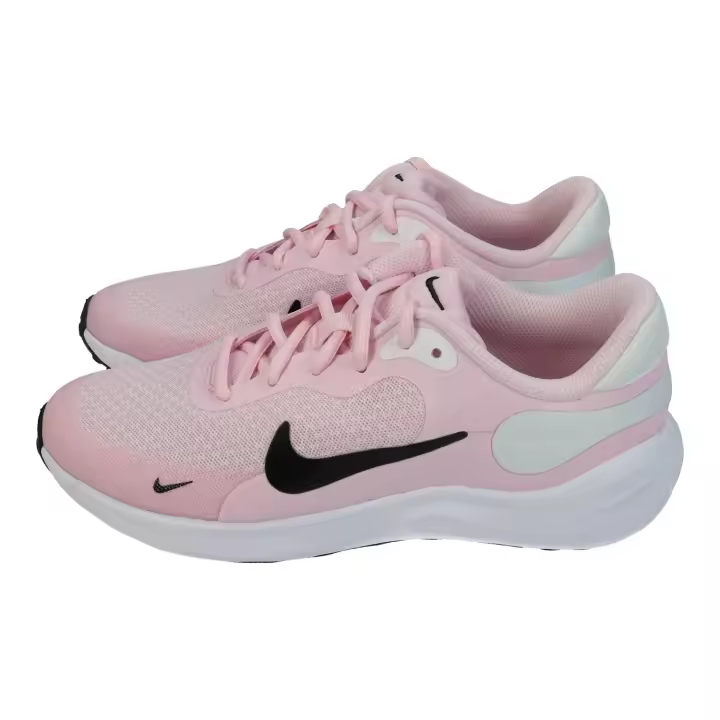 Deportivos marca NIKE para mujer en color rosa. Zapatillas Nike Revolution 7 mujer, ligeras y transpirables, amortiguación reactiva y suela antideslizante. - 1