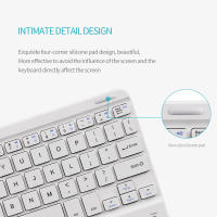 Teclado Bluetooth Con Touchpad Para Tablet Android iPad PC Samsung Tab Teclado Inalámbrico Para Computadora Y Tablet Con Soporte Al Pulgar - details 4