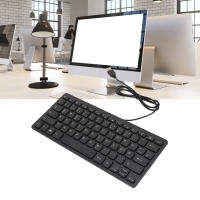 Teclado De Computadora 78 Teclas Ultrafino Con Cable Mini USB Para Desktop Interface Pequeño Teclado De Lenguaje Pequeño USB - details 4