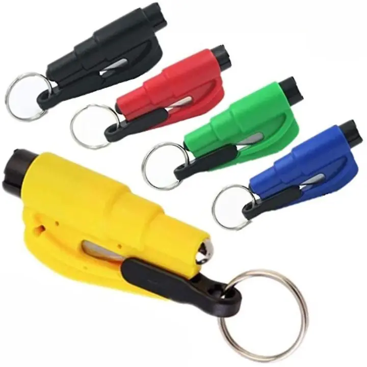 5 Pack de accesorios de escape de coche interruptor de Vidrio de Corte de cinturón de seguridad mini Martillo - 1