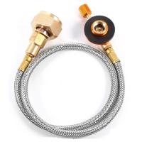 Adaptador De Tanque De Propano Para Estufa De Camping Al Aire Libre Conductor Metálico Duradero Adaptador De Botella LPG Incluye Encendido - details 0