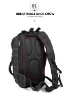 Mochila Táctica Para Camping Y Pesca De Hombro Único Para Hombres Bolsa De Viaje Deportiva Al Aire Libre Rucksack Molle - details 1