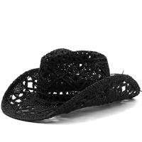 Sombrero De Paja Cow-boy Tejido a Mano Protección Solar Plegable Para Viajes Casual Unisex Oficina Regalo Para Hombres Y Mujeres - details 5